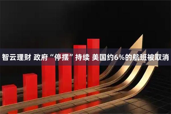 智云理财 政府“停摆”持续 美国约6%的航班被取消