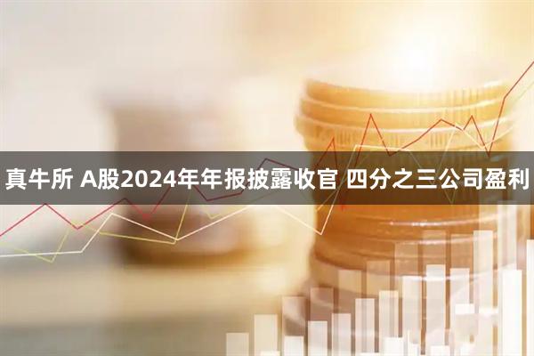 真牛所 A股2024年年报披露收官 四分之三公司盈利
