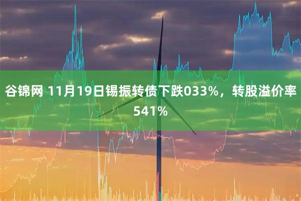 谷锦网 11月19日锡振转债下跌033%，转股溢价率541%